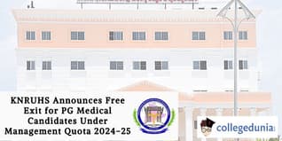 KNRUHS Announces Free Exit for PG Medical Candidates Under Management Quota 2024-25; Check Details Here